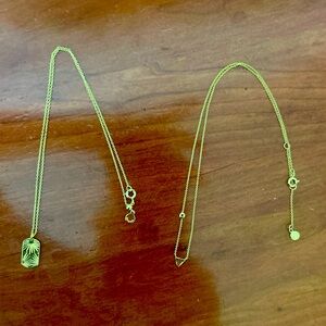 Gorjana gold necklaces